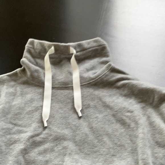 Gray Lululemon Turtleneck Fleece Sweatshirt - Picture 2 of 8